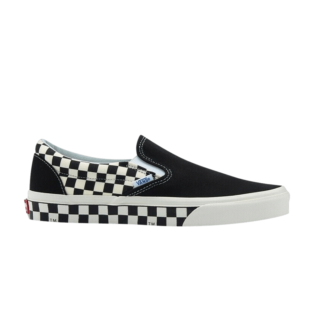 Vans Classic Slip-On 'Sidewall Check - Black'