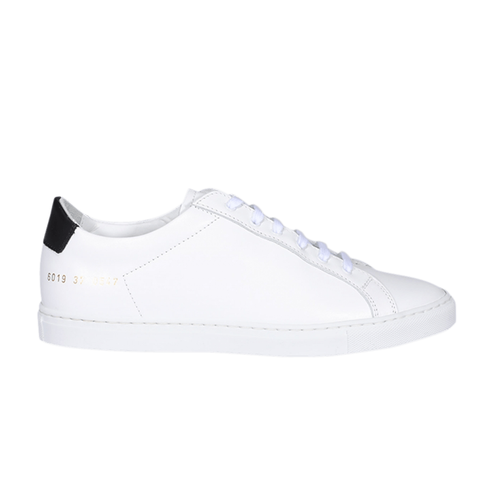 Pre-owned Common Projects Wmns Retro Low 'white Black'