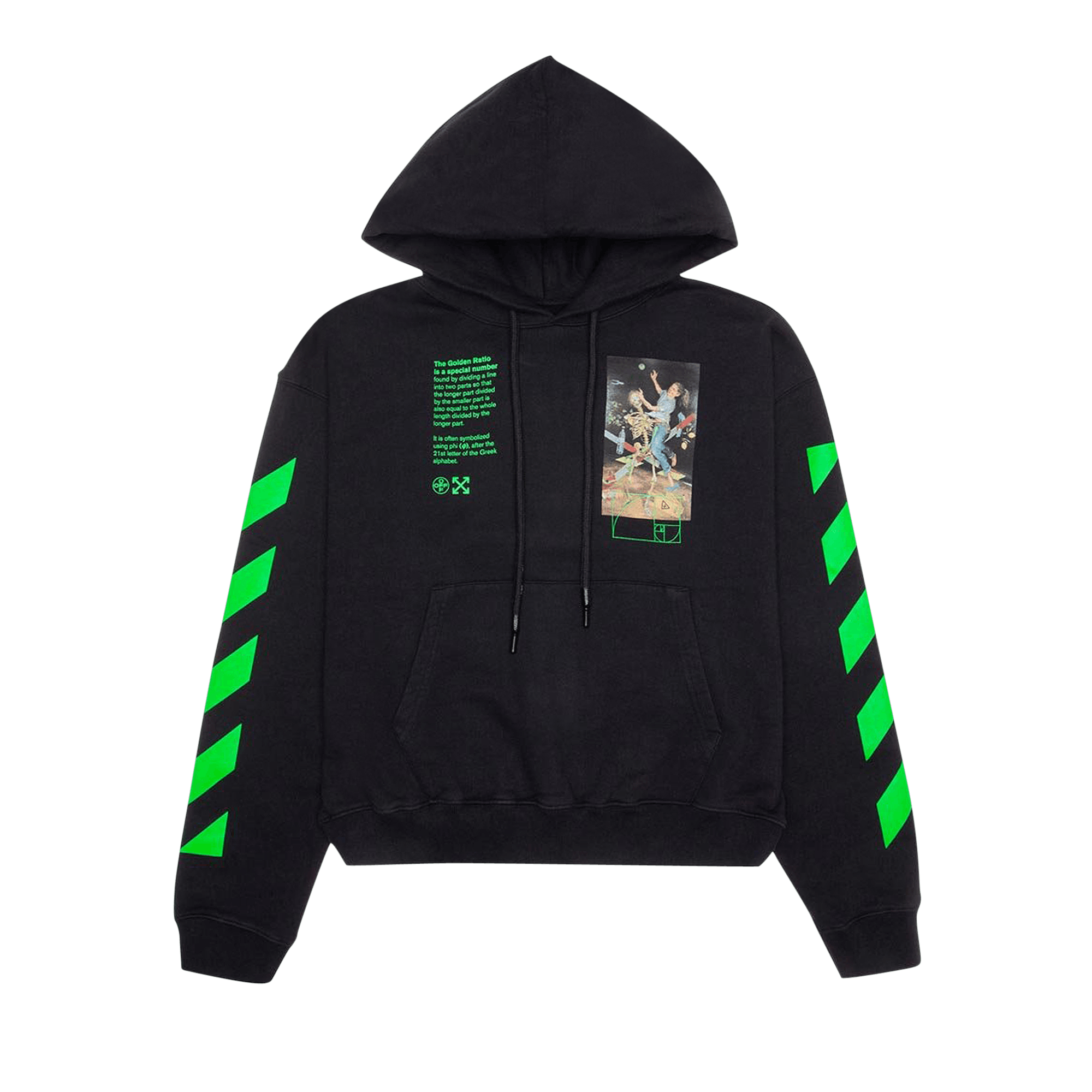 Pre-owned Off-white Pascal Painting Over Hood 'black/multicolor'
