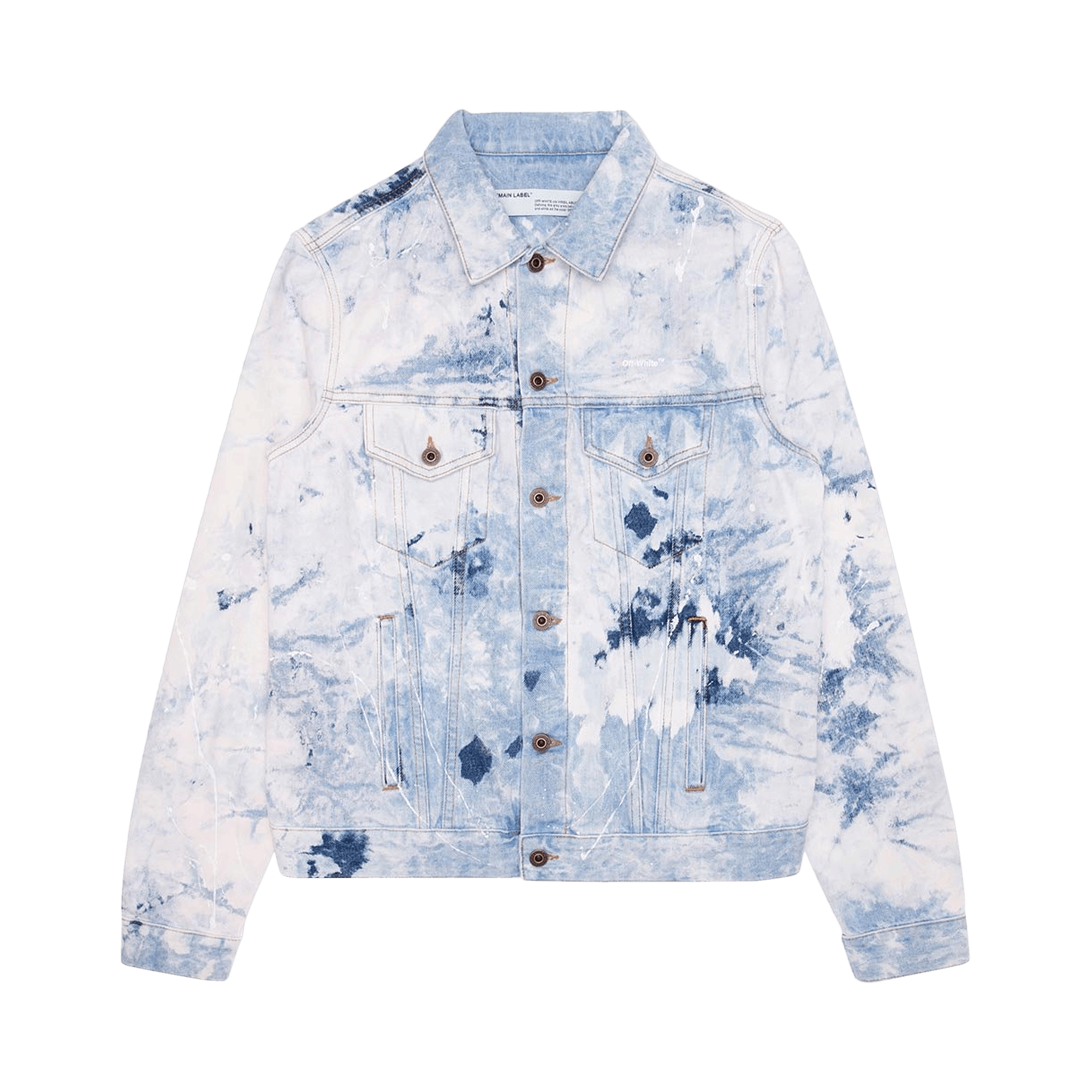 Pre-owned Off-white Arrow Slim Jeans Jacket 'multi-color'