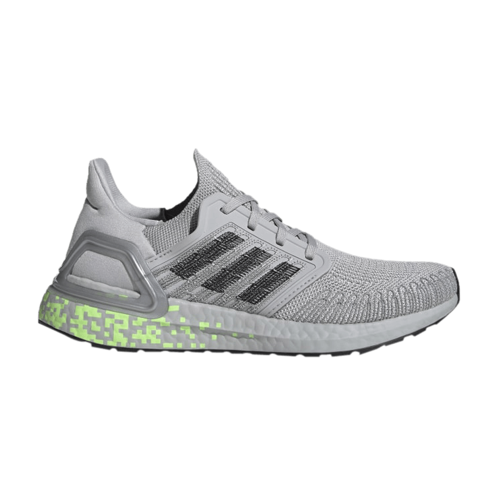 Adidas Wmns UltraBoost 20 'Digital Pixel - Grey Signal Green'