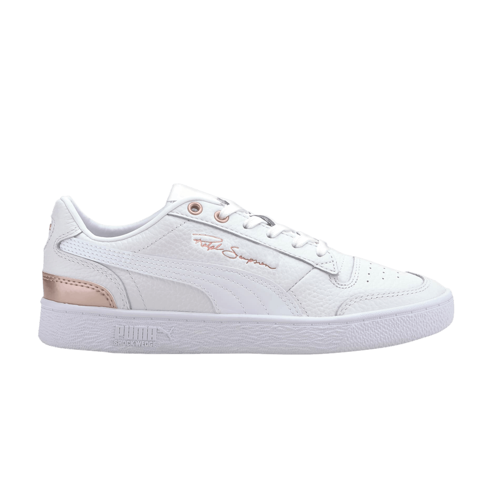 Pre-owned Puma Wmns Ralph Sampson Metal Low 'rosewater' In White