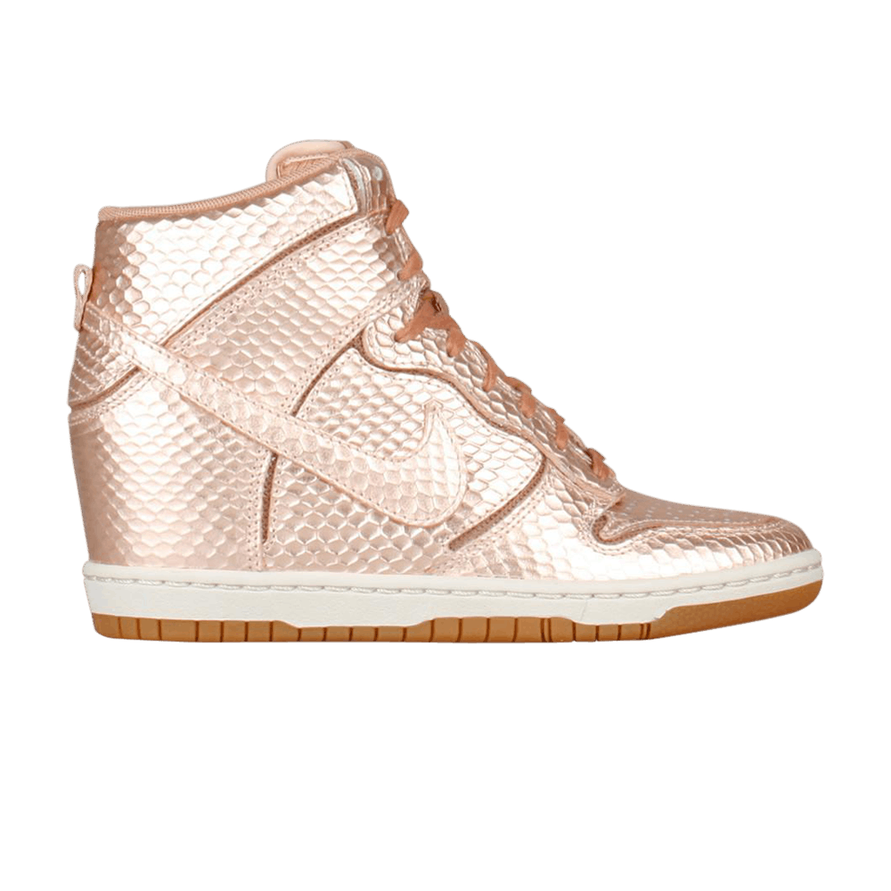 Nike Wmns Dunk Sky High Cut Out Premium 'Metallic Red Bronze'