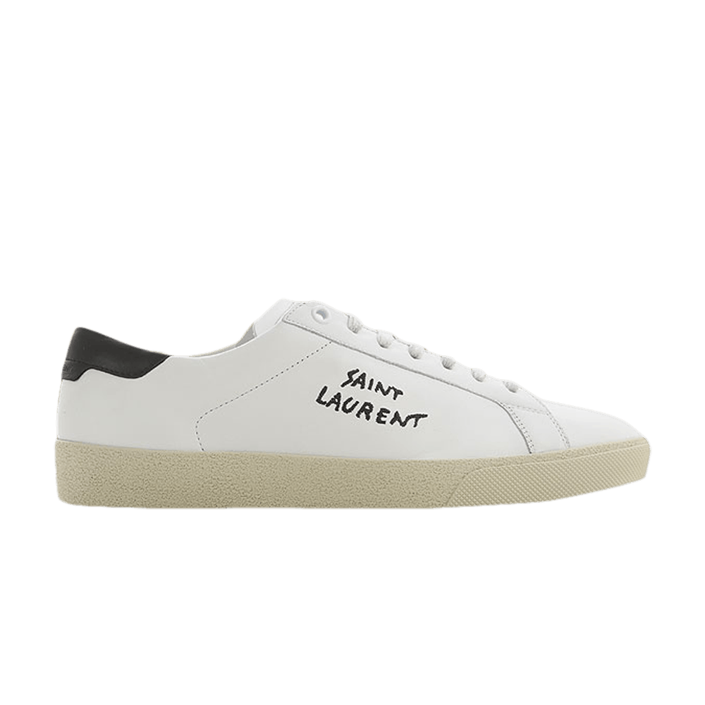 Saint Laurent SL-06 Court Leather 'White Black'