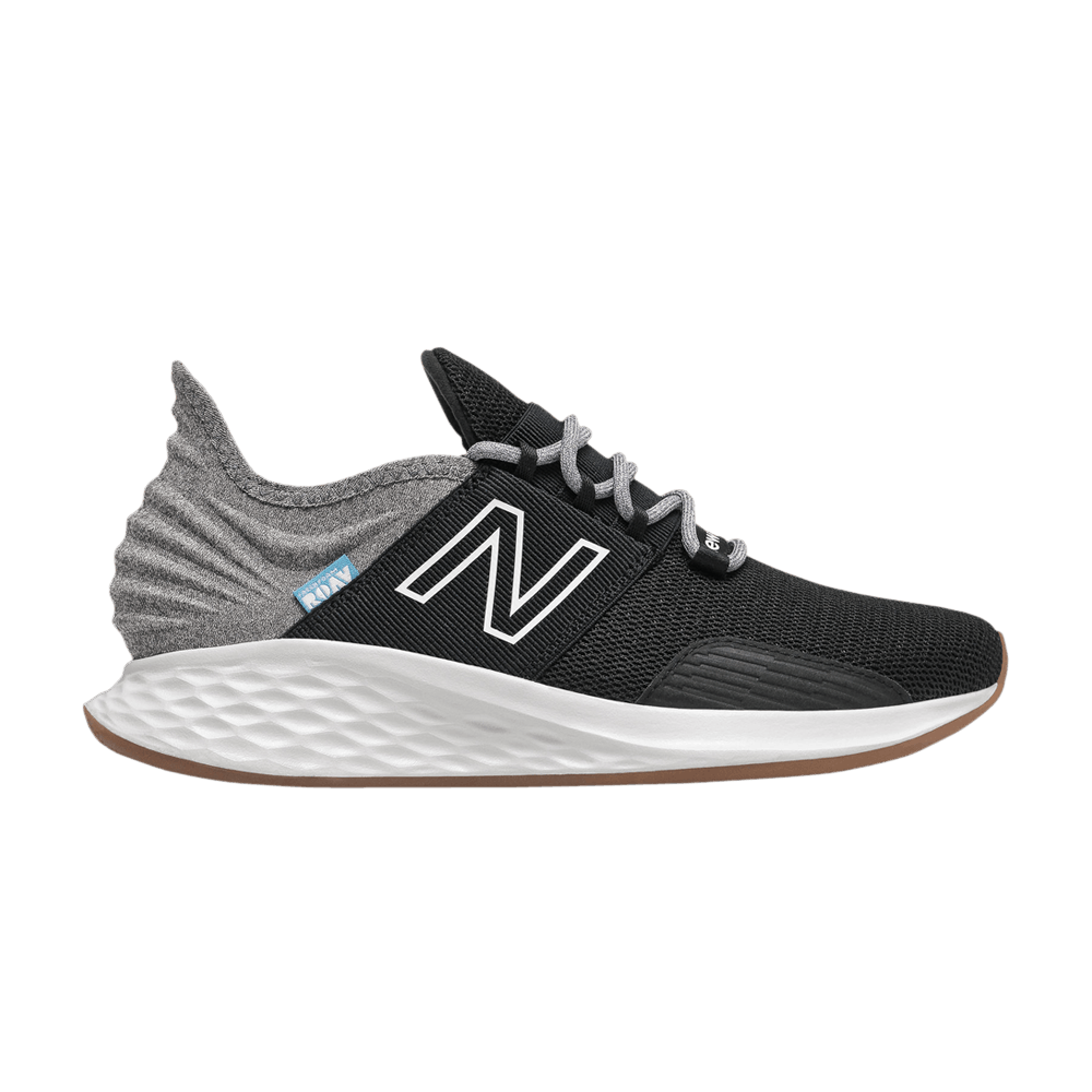 New Balance Wmns Fresh Foam Roav 'Tee Shirt - Black Light Aluminum'