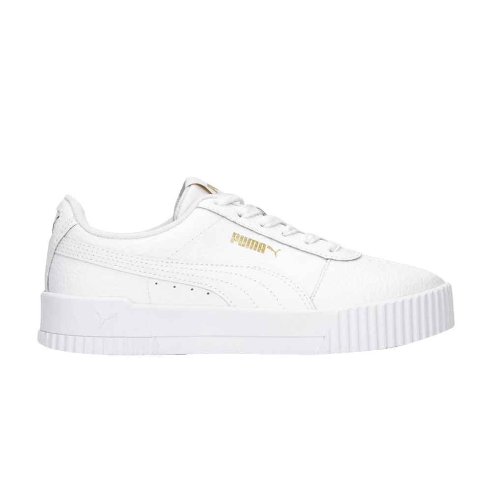 Pre-owned Puma Wmns Carina Lux Low 'white'