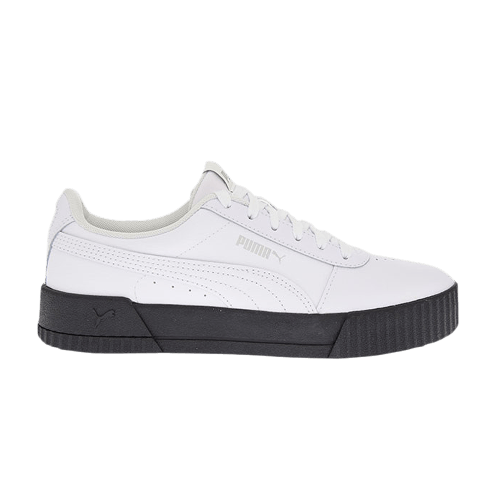 Pre-owned Puma Wmns Carina 'white Black'