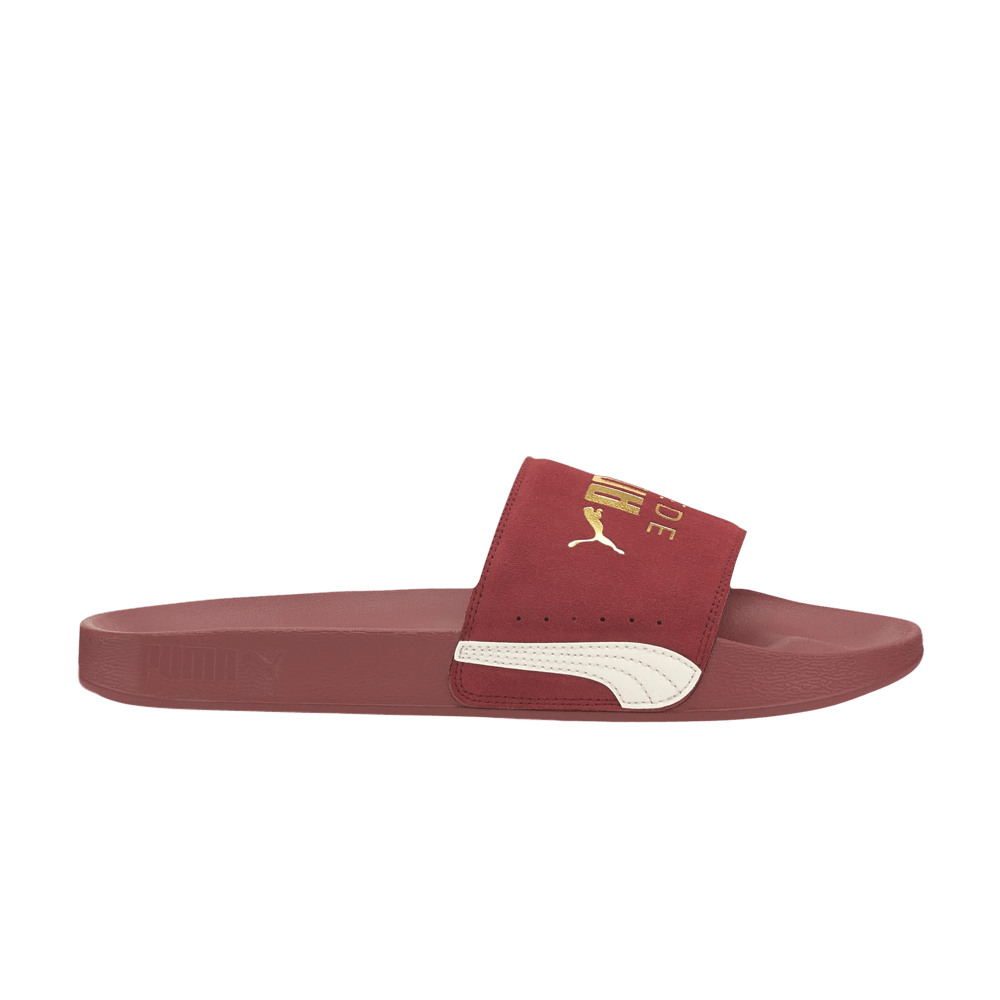 Pre-owned Puma Leadcat Ftr Suede Classic Slide 'burnt Russet' In Red