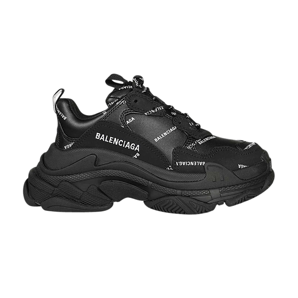 Balenciaga Wmns Triple S Sneaker 'Black Logo'
