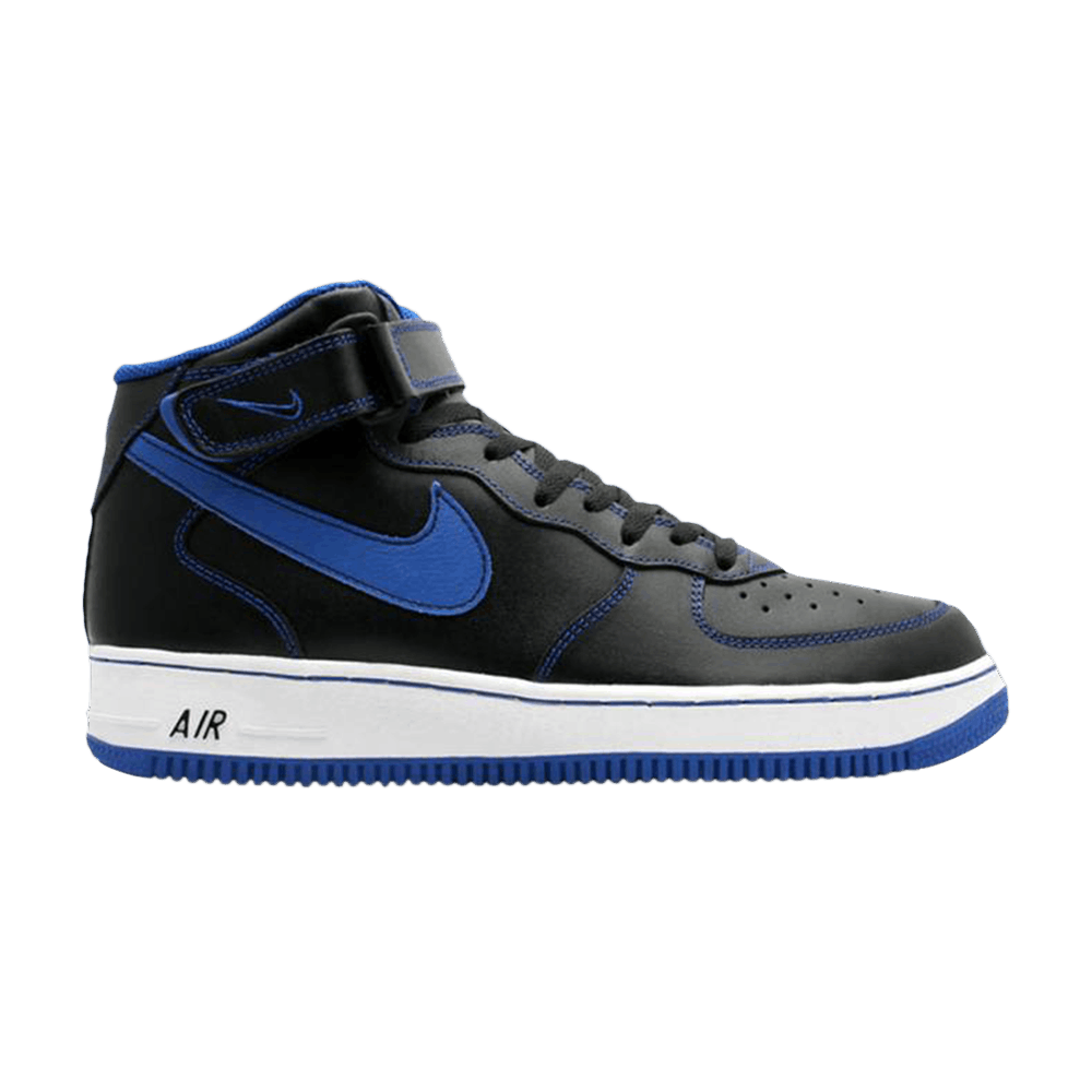 Air Force 1 Mid 'Black Varsity Royal'