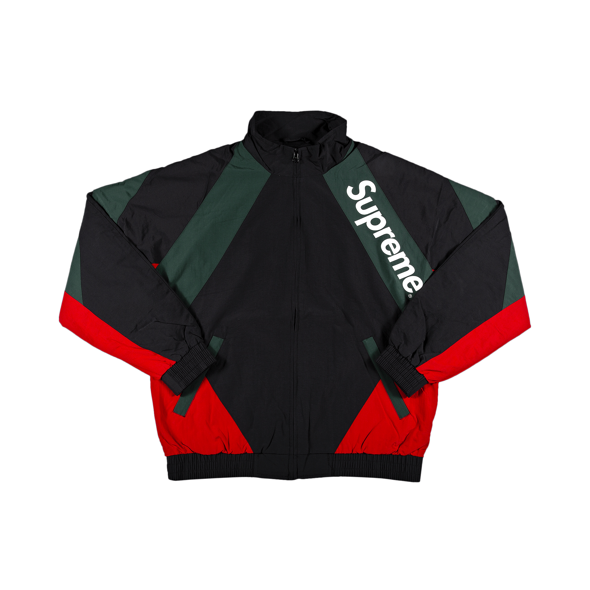 Pre-owned Supreme Paneled Track Jacket 'black'