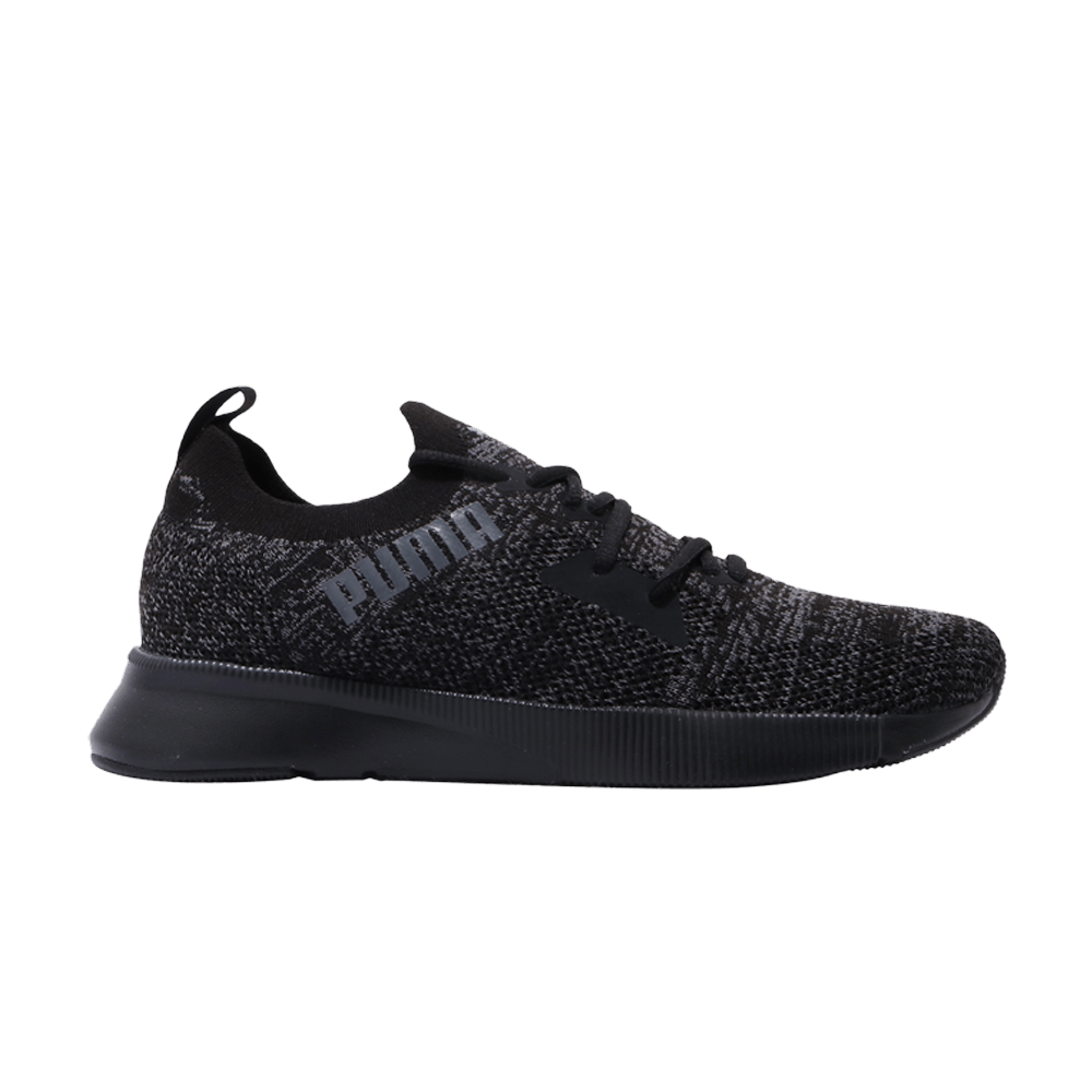 Pre-owned Puma Flyer Runner Engineered Knit 'black'