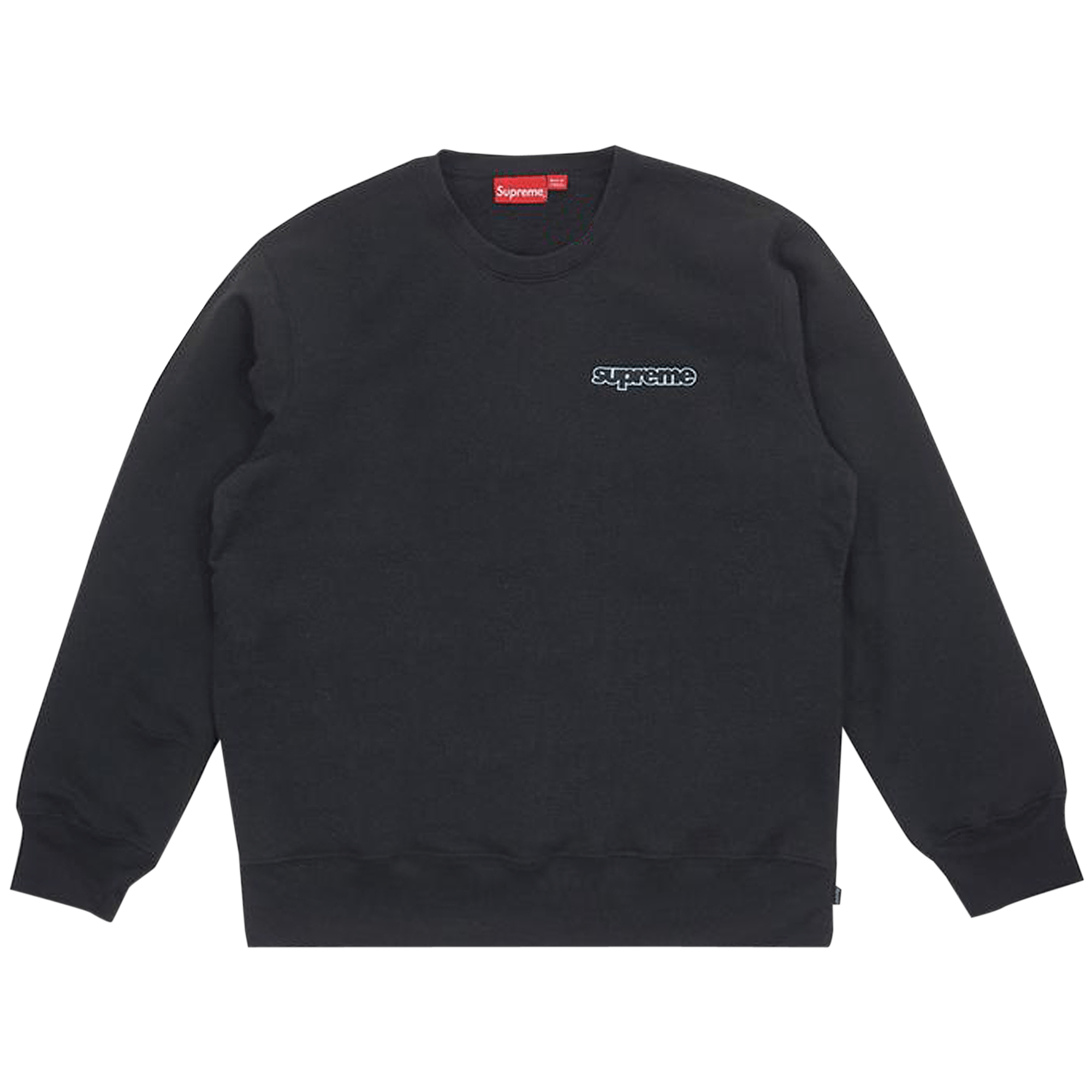Pre-owned Supreme Connect Crewneck Sweatshirt 'black'