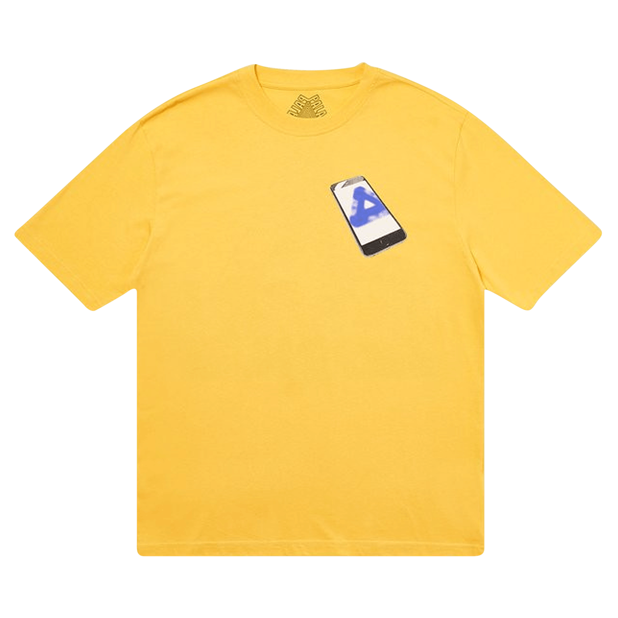 Pre-owned Palace Tri-phone T-shirt 'yellow'