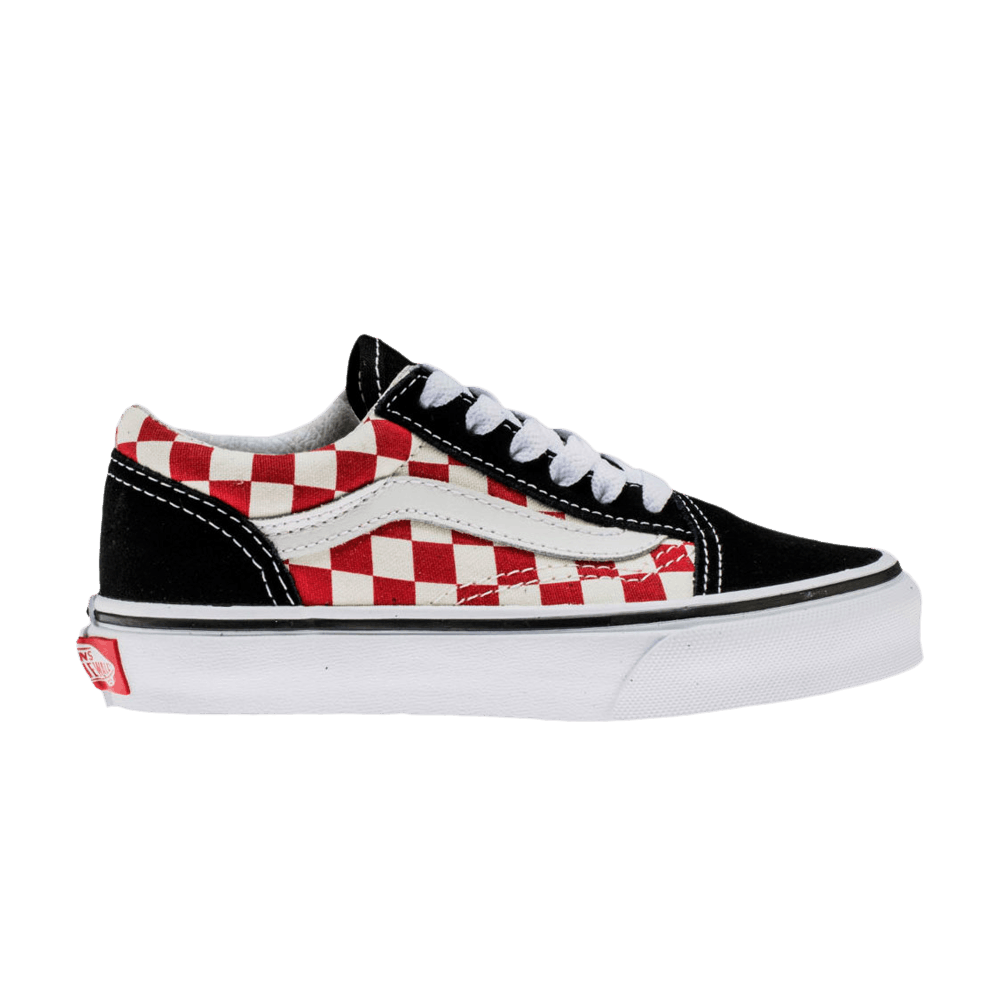 Vans Old Skool Kids 'Checkerboard - Black Red'