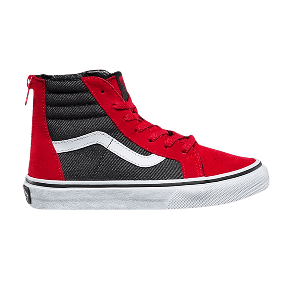 Vans Sk8-Hi Zip Kids 'Suiting - Racing Red'