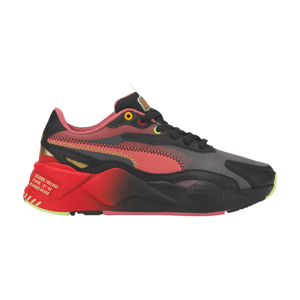 Pre-owned Puma Sonic X Rs-x Jr 'black High Risk Red'