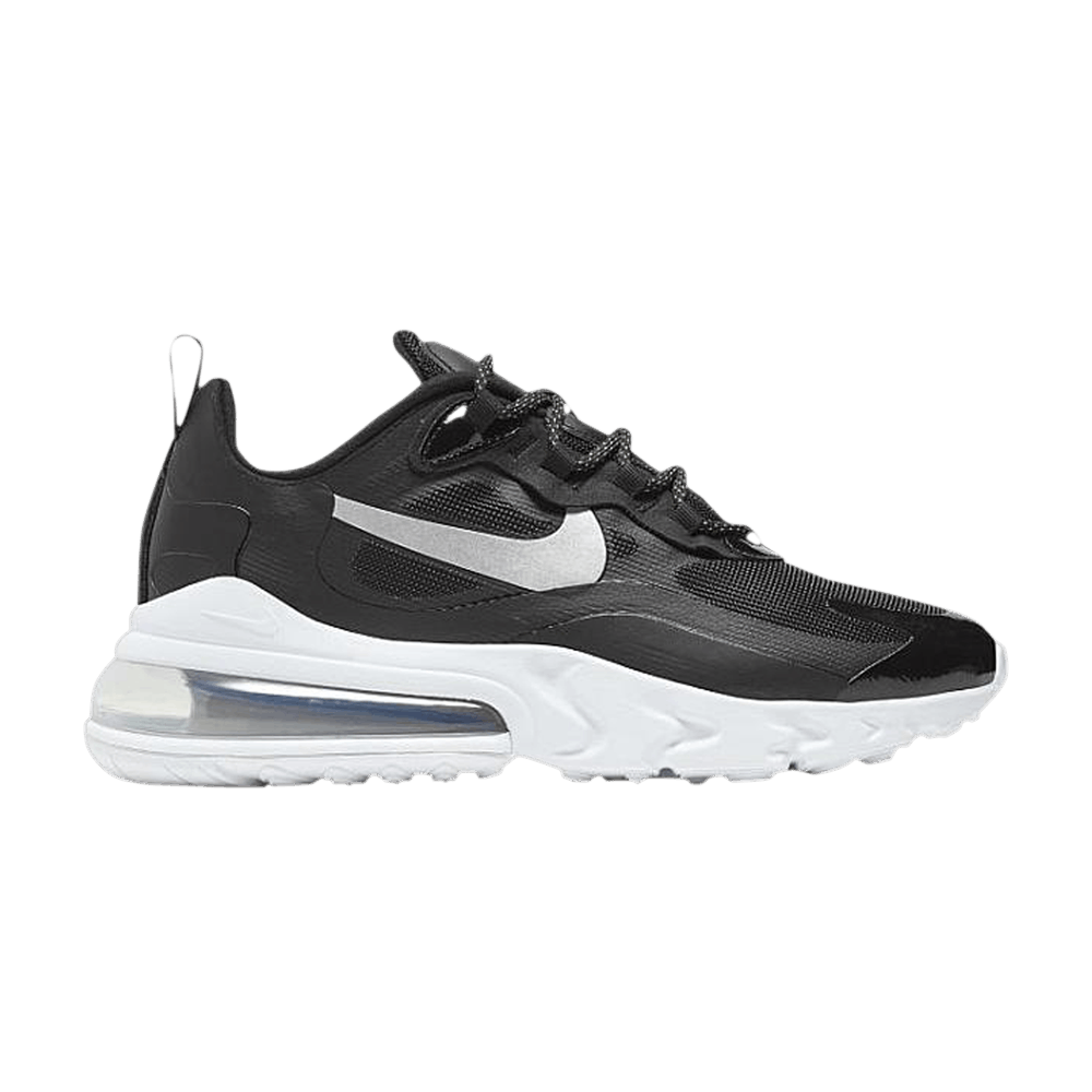 Nike Wmns Air Max 270 React 'Black Metallic Silver'