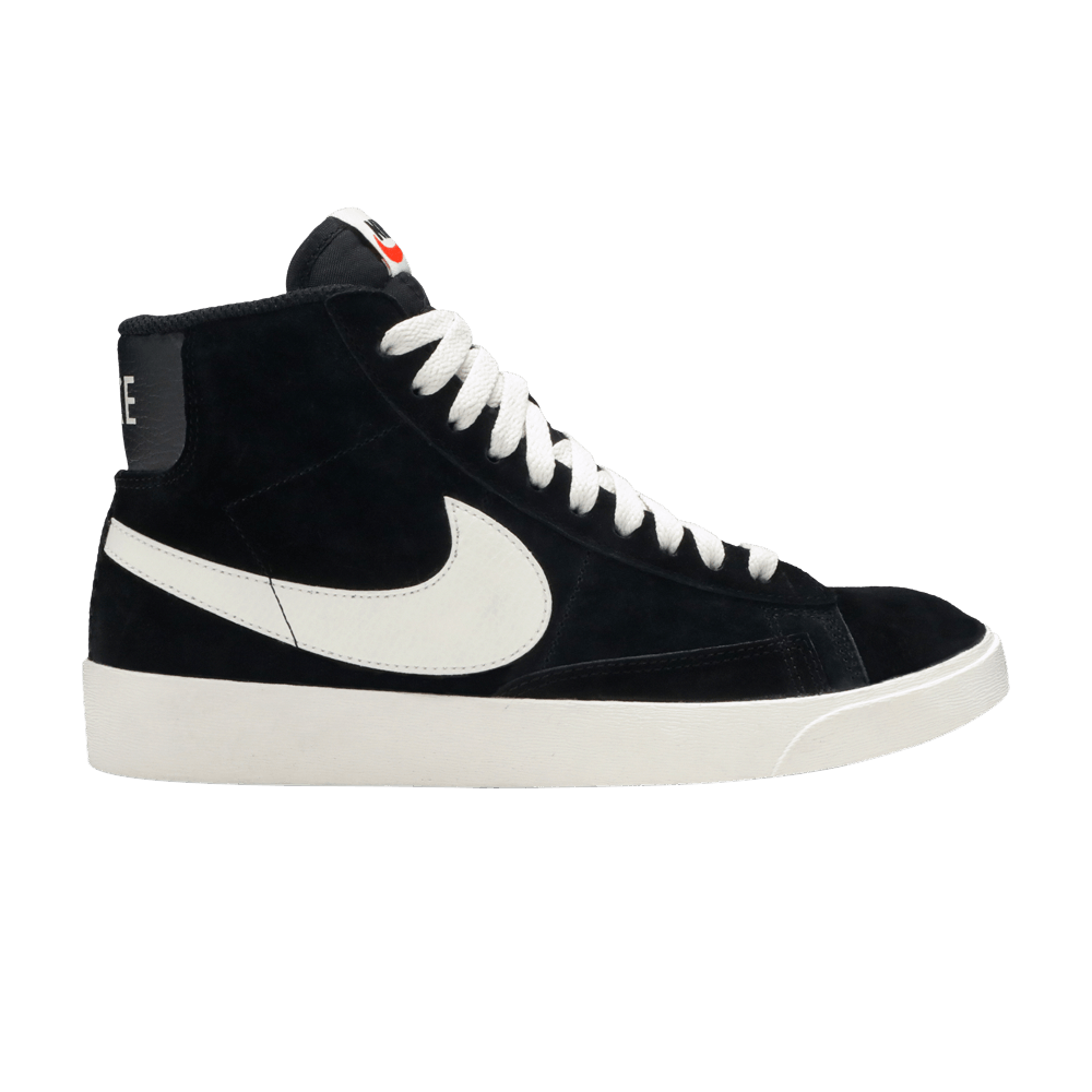 Wmns Blazer Mid Vintage Suede 'Black'