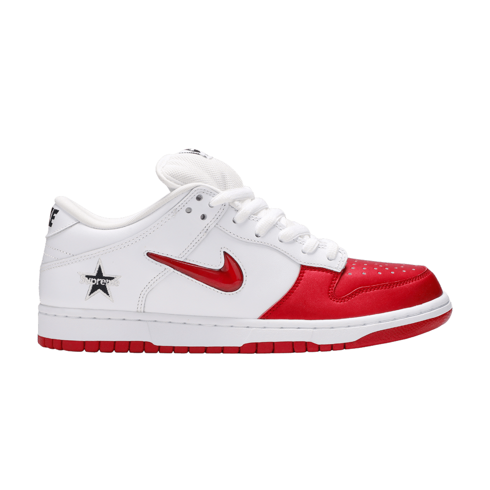 Supreme x Dunk SB Low 'Varsity Red'