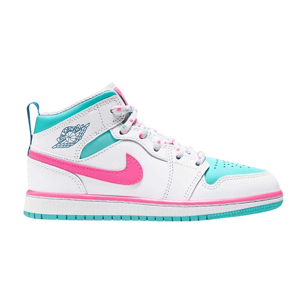 Pre-owned Air Jordan 1 Mid Ps 'digital Pink' In White