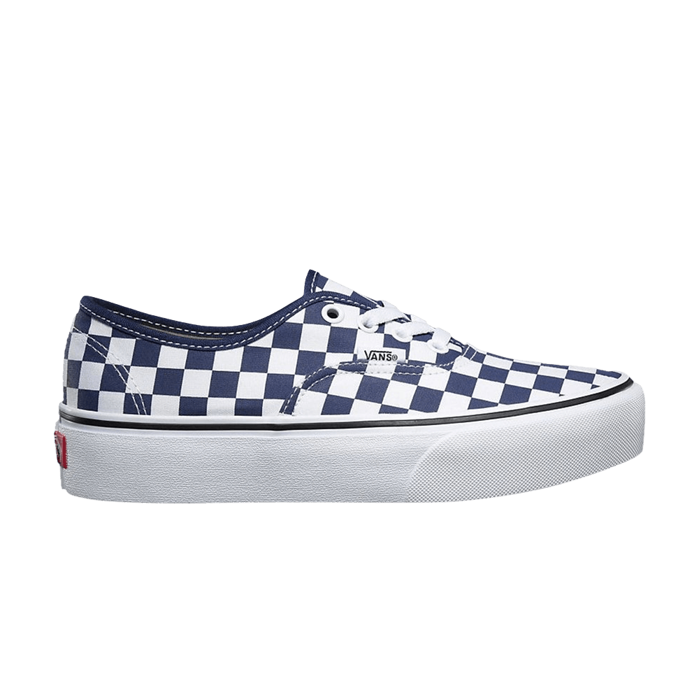 Vans Authentic Platform 2.0 'Checkerboard - Medieval Blue'