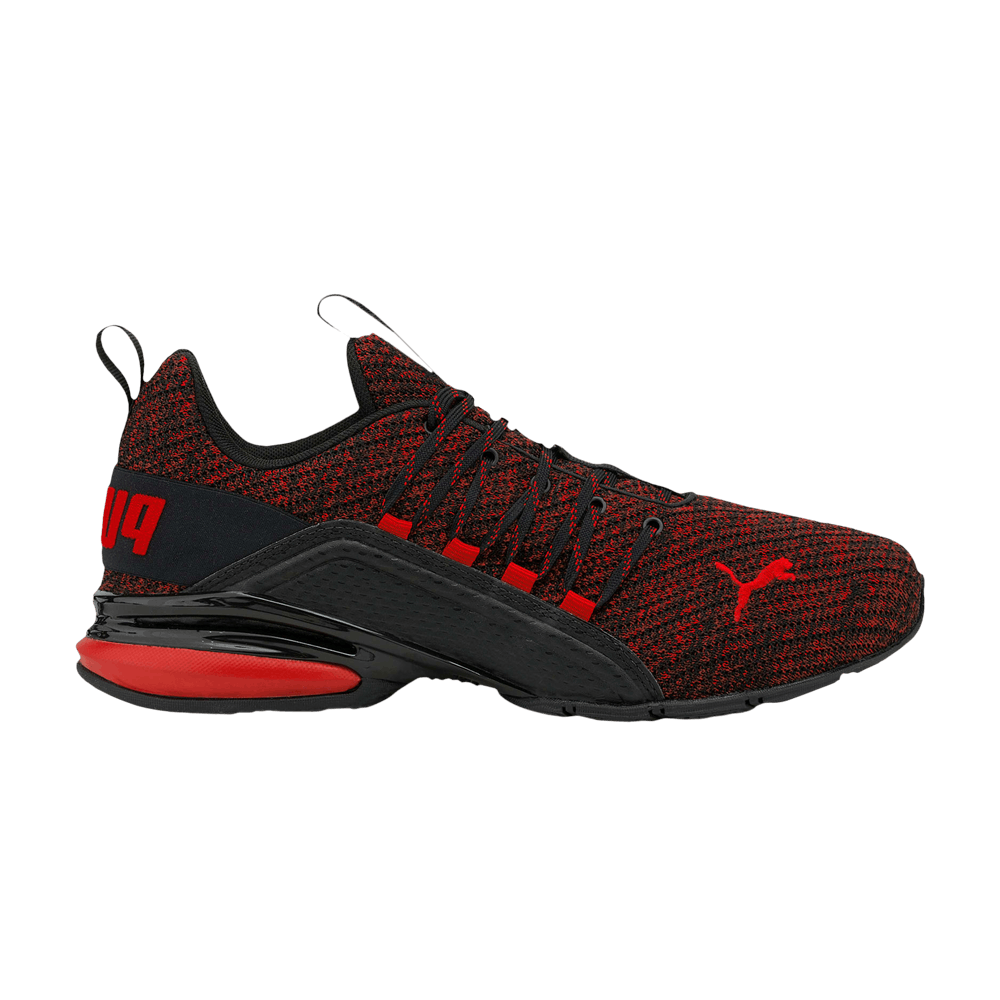 Pre-owned Puma Axelion Ultra 'black High Risk Red'