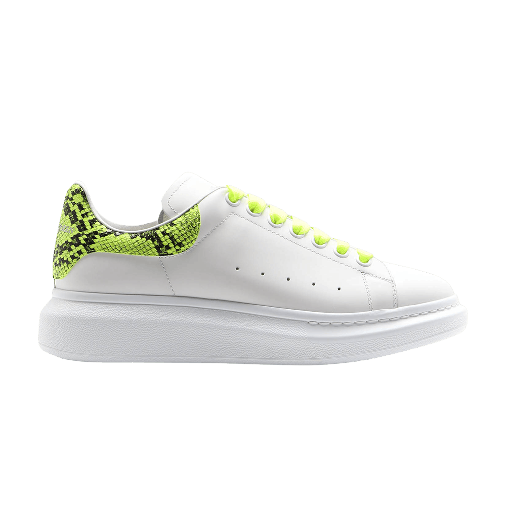 Alexander McQueen Oversized Sneaker 'White Fluo Yellow Python'