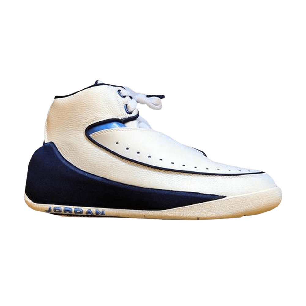 Pre-owned Air Jordan Nu' Retro  2 'white Midnight Navy'