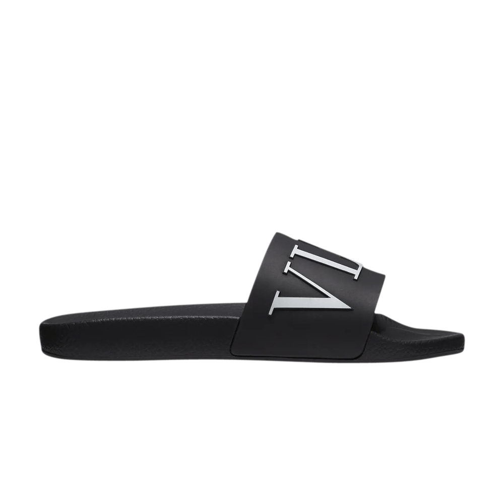 Valentino VLTN Rubber Slider 'Black White'