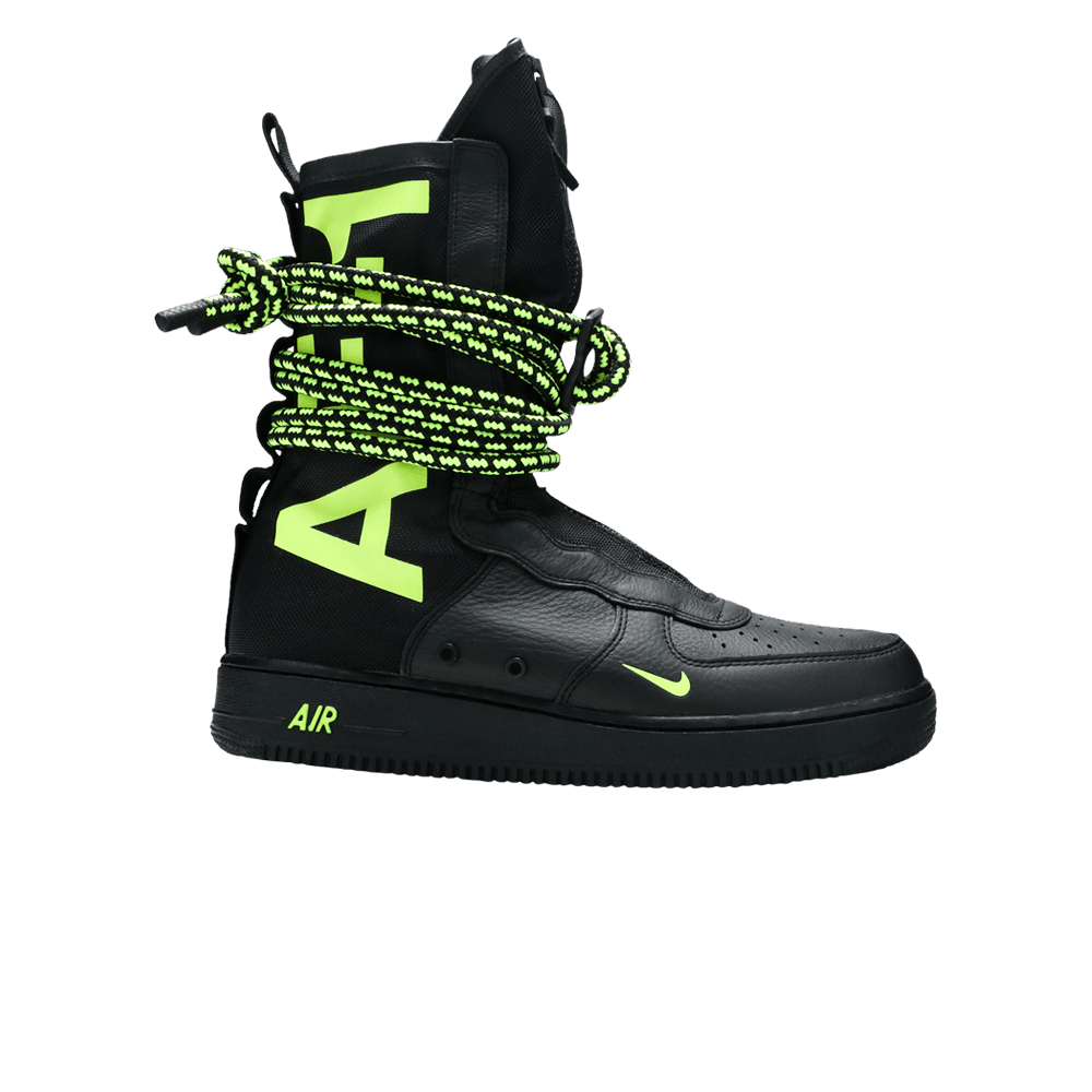 SF Air Force 1 High 'Black Volt'