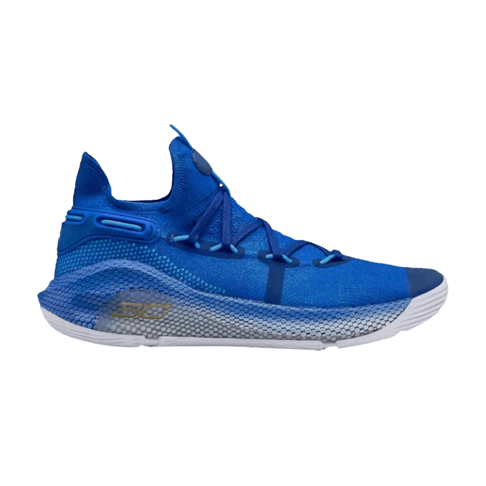 curry 6 white blue