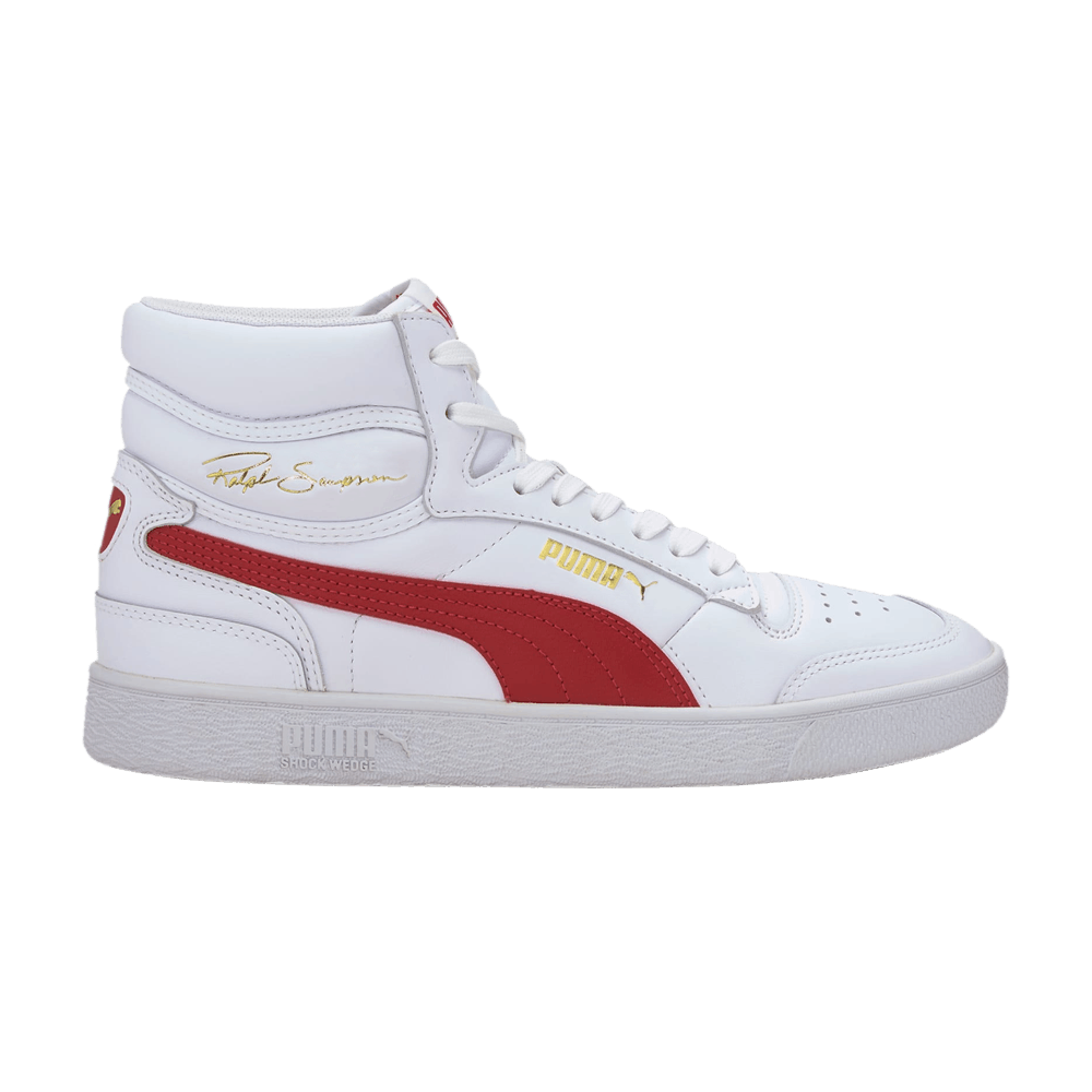 PUMA RALPH SAMPSON MID 'WHITE HIGH RISK RED'