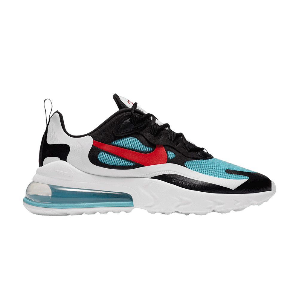 Nike Wmns Air Max 270 React 'Bleached Aqua Chile Red'