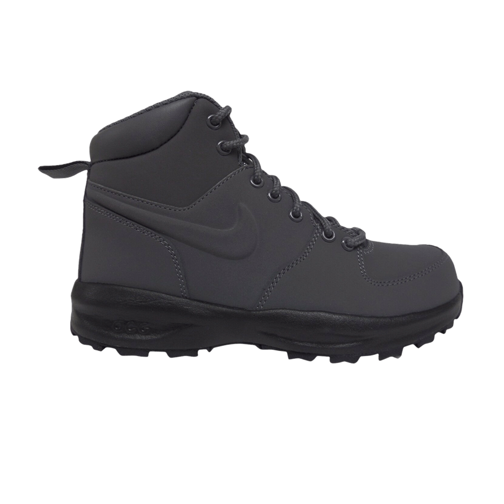 Pre-owned Nike Manoa Leather Gs 'dark Grey'