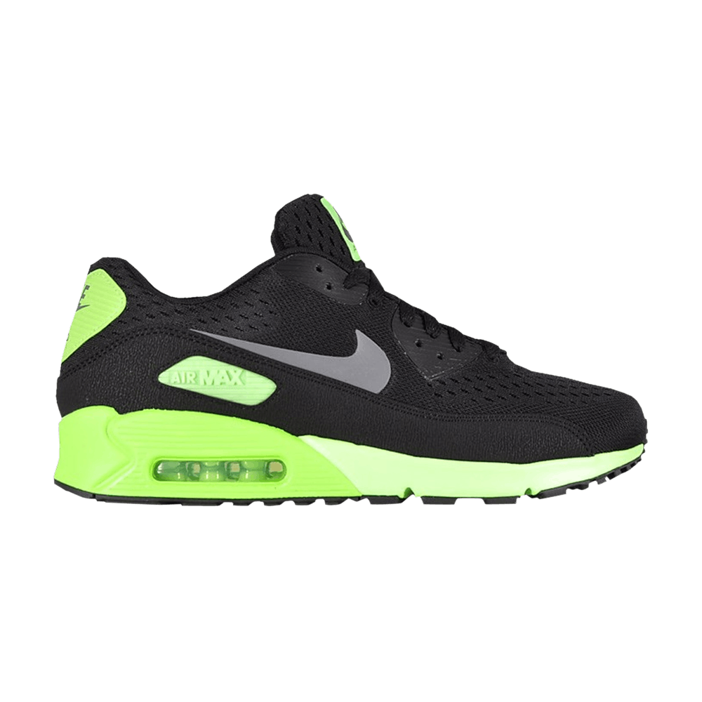 Nike Air Max 90 CMFT Black Dark Grey Flash Lime