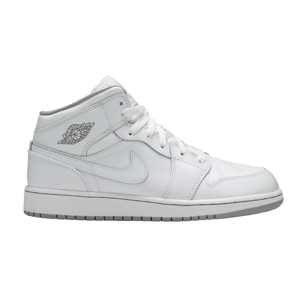 Air Jordan 1 Retro Mid GS 'White Wolf Grey'