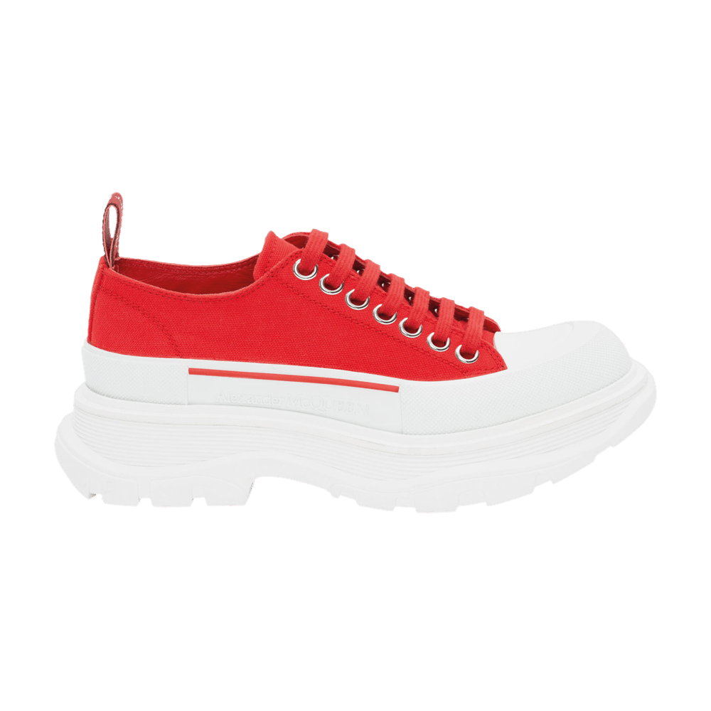 Alexander McQueen Tread Slick Lace Up 'Lust Red'