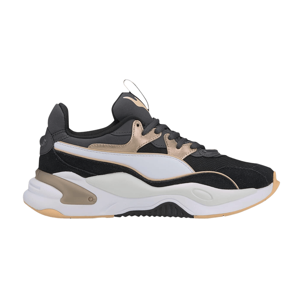 Pre-owned Puma Wmns Rs-2k 'soft Metal - Black Ebony'