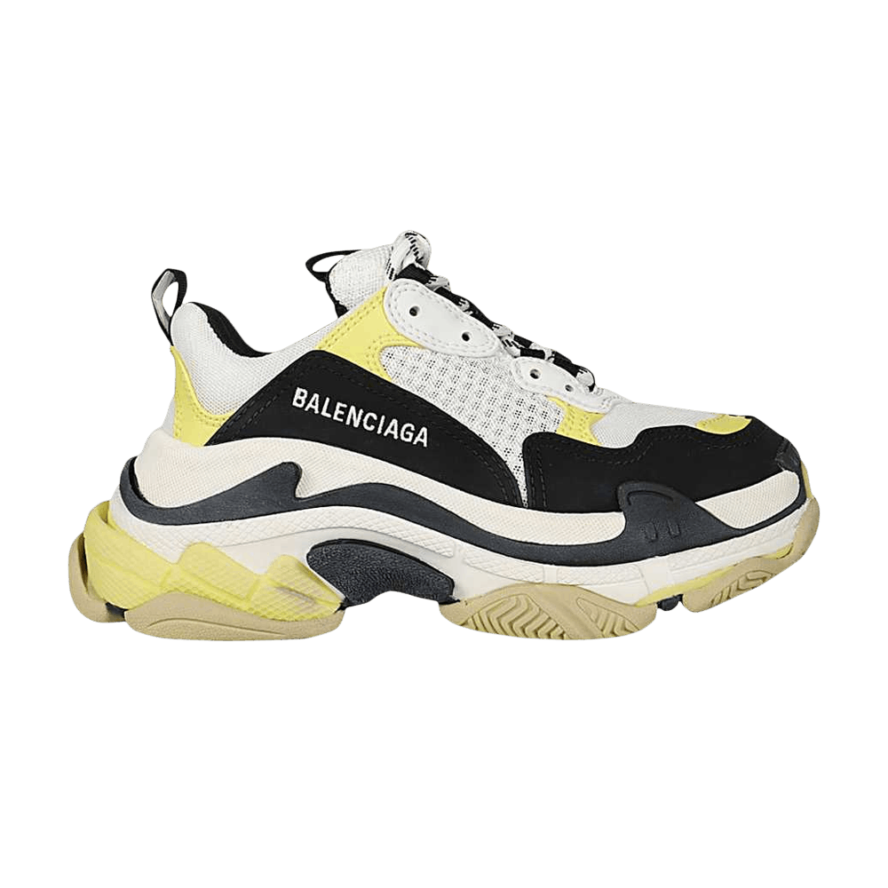Balenciaga Wmns Triple S 'Black Yellow'