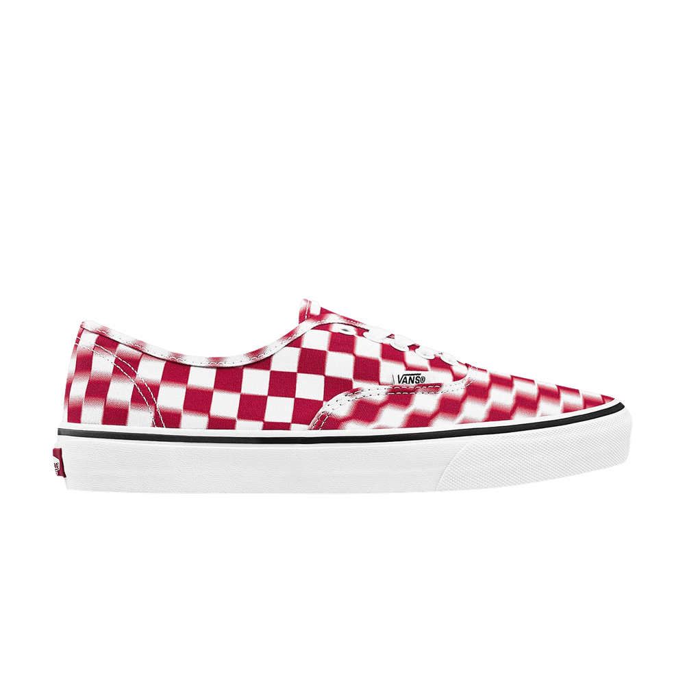 Vans Authentic 'Blur Check - White Red'