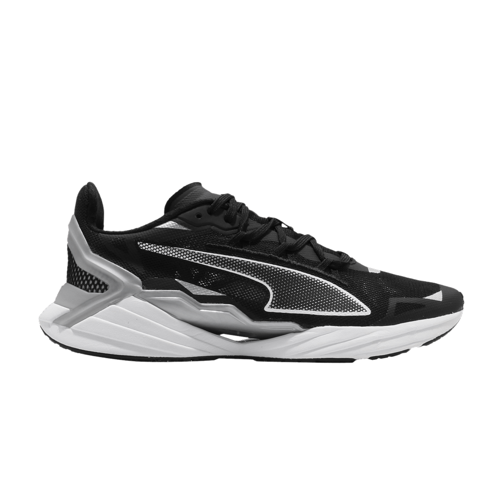 Pre-owned Puma Wmns Ultraride 'black Metallic Silver'