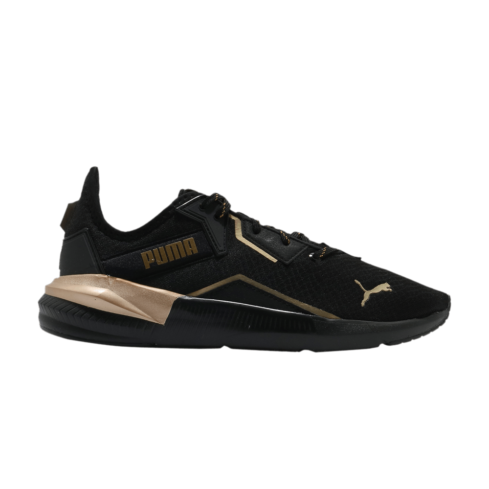 Pre-owned Puma Wmns Platinum Metallic 'black Gold'