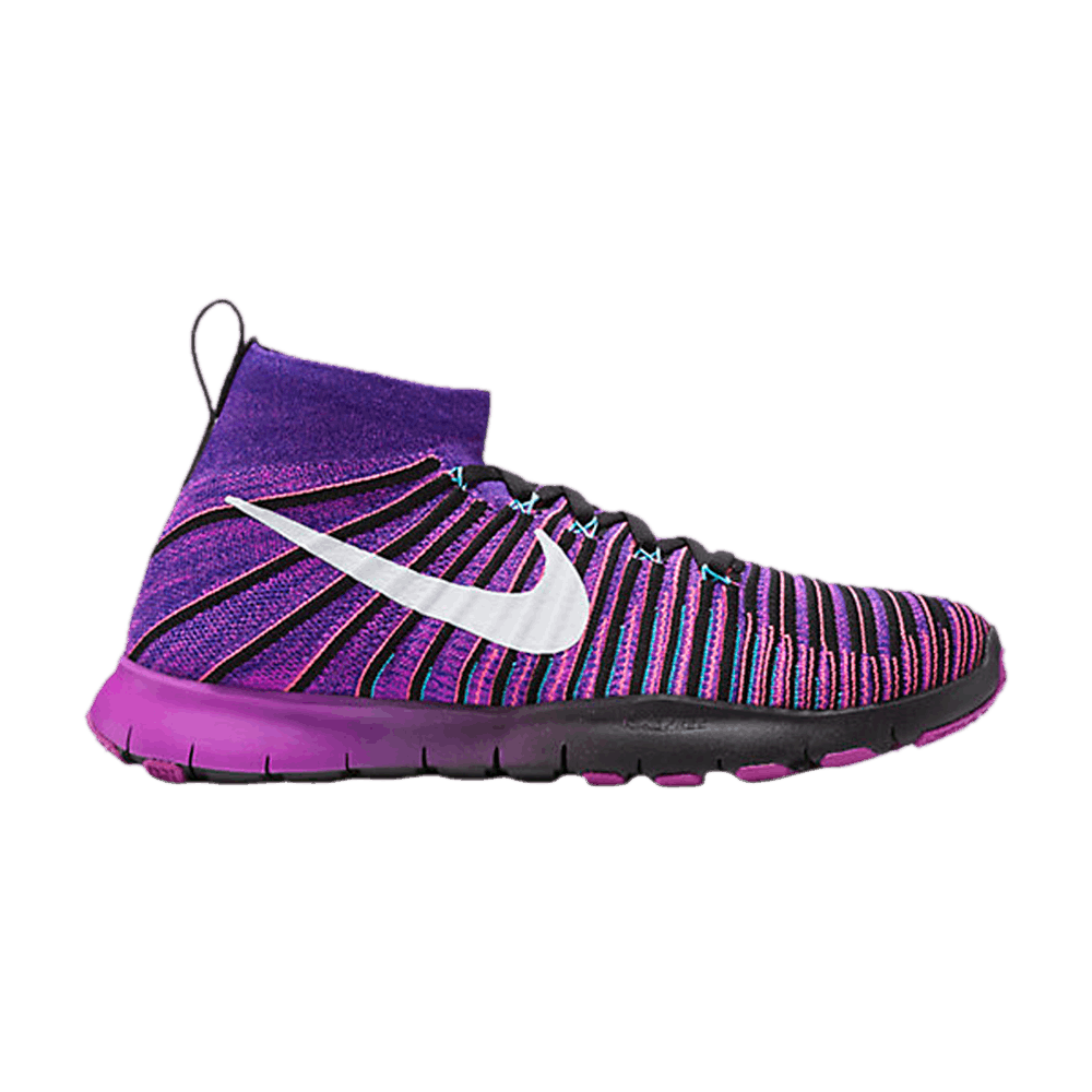 Pre-owned Nike Free Train Force Flyknit 'vivid Purple Pink'