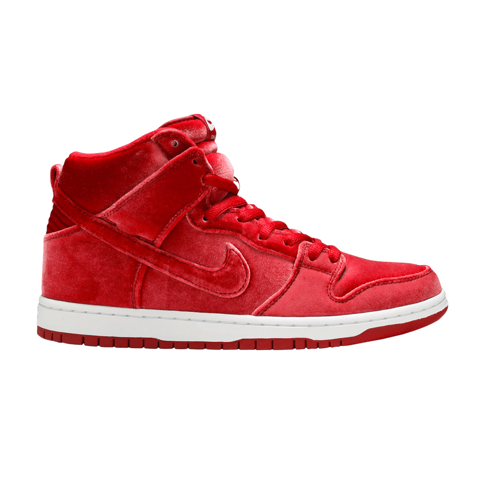 SB Dunk High PRM 'Red Velvet'