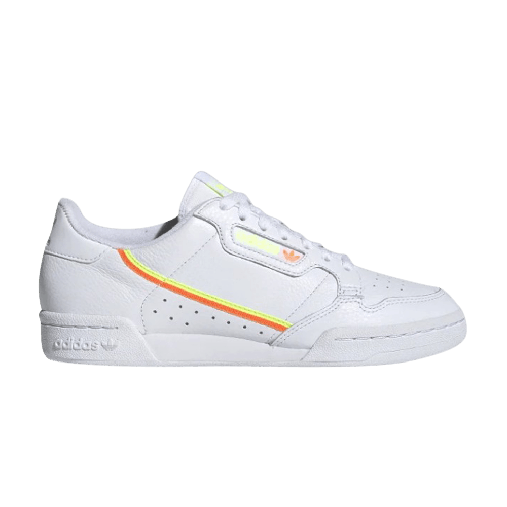 adidas Wmns Continental 80 'White Yellow Orange' - EE4016