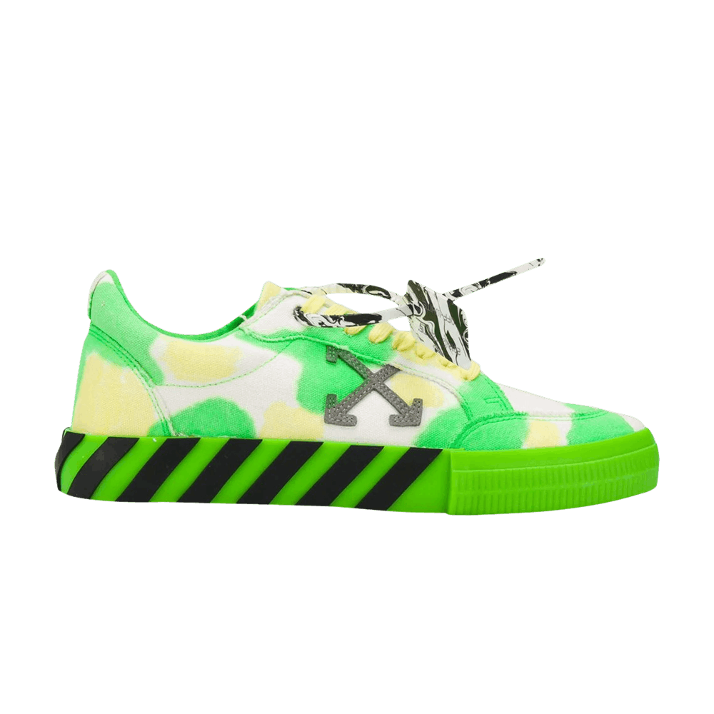 Off-White Vulc Low 'Tie-Dye - Green Yellow'