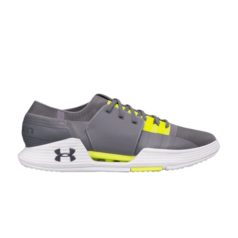 Pre-owned Under Armour Speedform Amp 2.0 'graphite Smash Yellow' In Grey