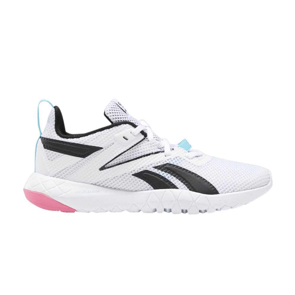 Reebok Wmns Mega Flexagon 'White Neon Blue'