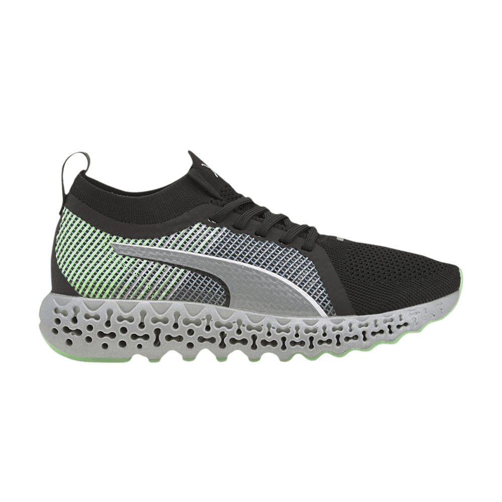 PUMA CALIBRATE RUNNER 'BLACK ELEKTRO GREEN'